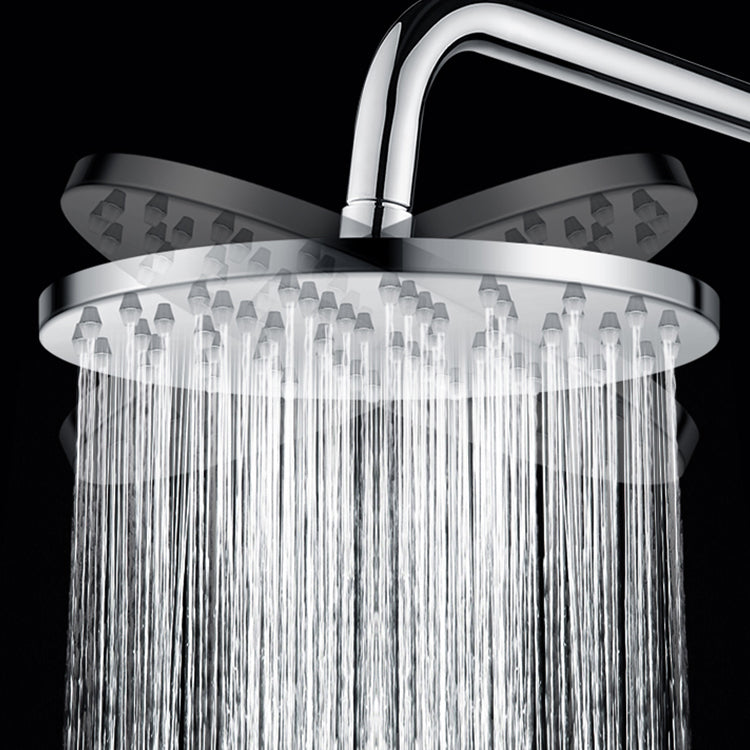 Metal Shower Head Combo Contemporary Round Fixed Shower Head for the Bathroom