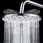 Metal Shower Head Combo Contemporary Round Fixed Shower Head for the Bathroom