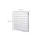 Metal Shower Head Combo Contemporary Round Fixed Shower Head for the Bathroom