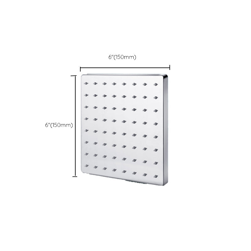 Metal Shower Head Combo Contemporary Round Fixed Shower Head for the Bathroom