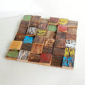 Wall cladding wood shiplap mosaic modern interior wall cladding