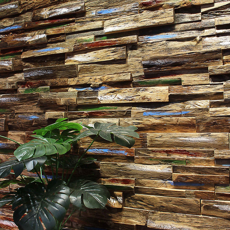 Wall cladding wood shiplap mosaic modern interior wall cladding