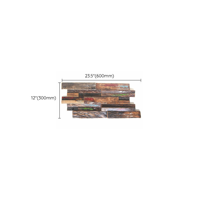 Wall cladding wood shiplap mosaic modern interior wall cladding