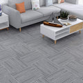 Fabric Look Plastic Floor Water Resistant Square Edge Floor Tiles
