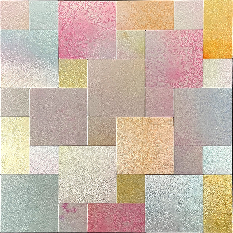 Rectangular Tile Peel and Stick Tile Kitchen Aluminum Splashback Peel and Stick Wall Tile