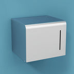 Minimalism Gray Bathroom Accessories Set Contemporary Style Aluminum Towel Holder