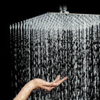 Stainless Steel Showerhead Combo Modern Fixed Showerhead for the Bathroom