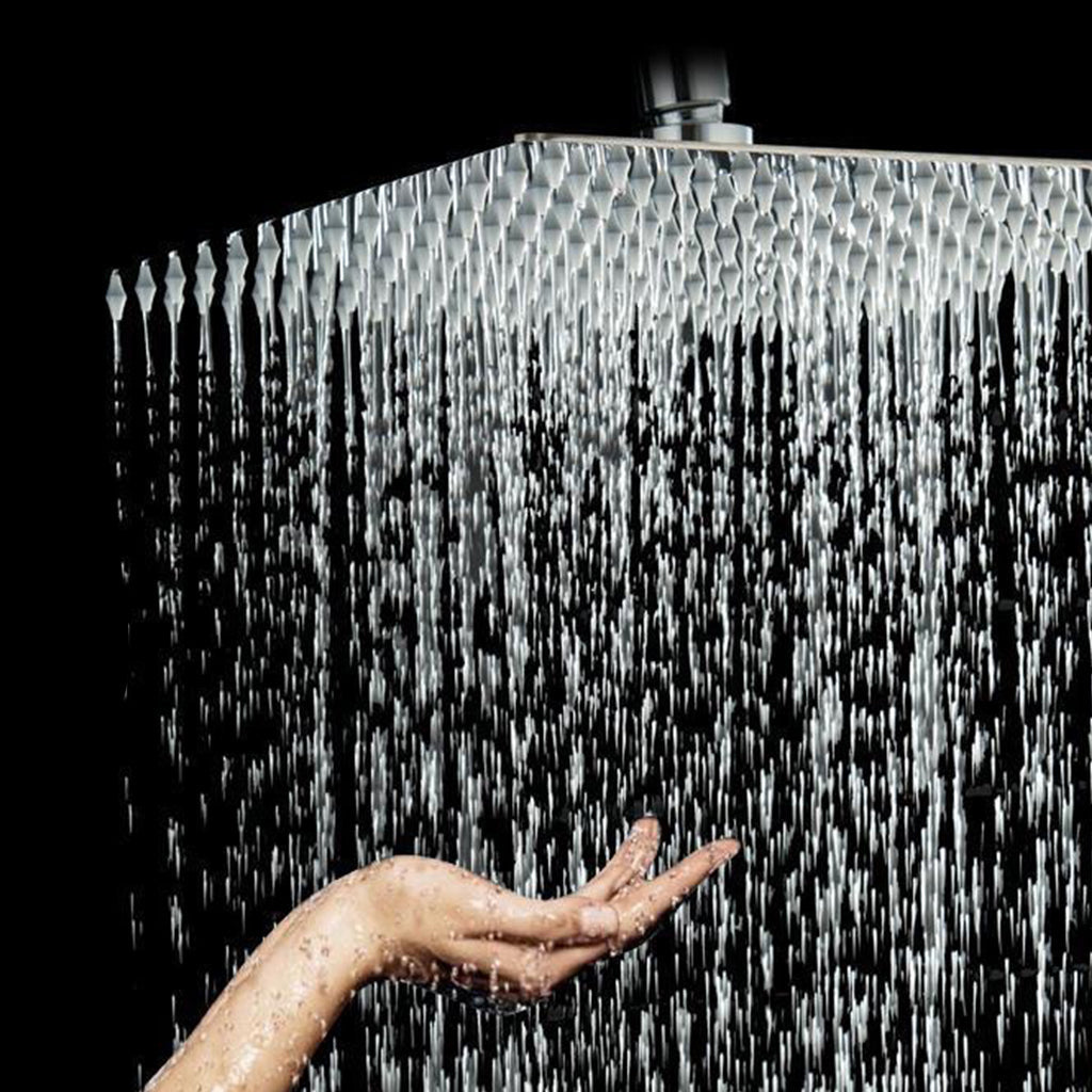 Stainless Steel Showerhead Combo Modern Fixed Showerhead for the Bathroom