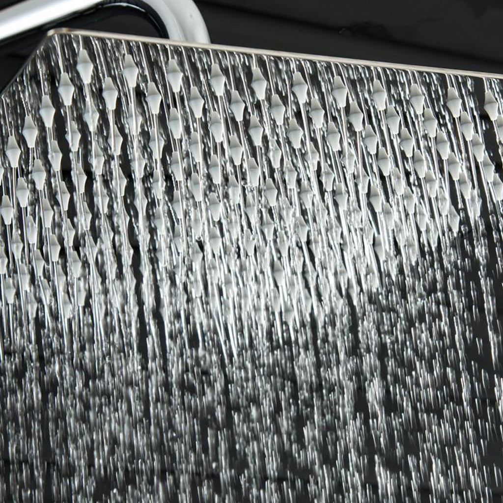 Stainless Steel Showerhead Combo Modern Fixed Showerhead for the Bathroom