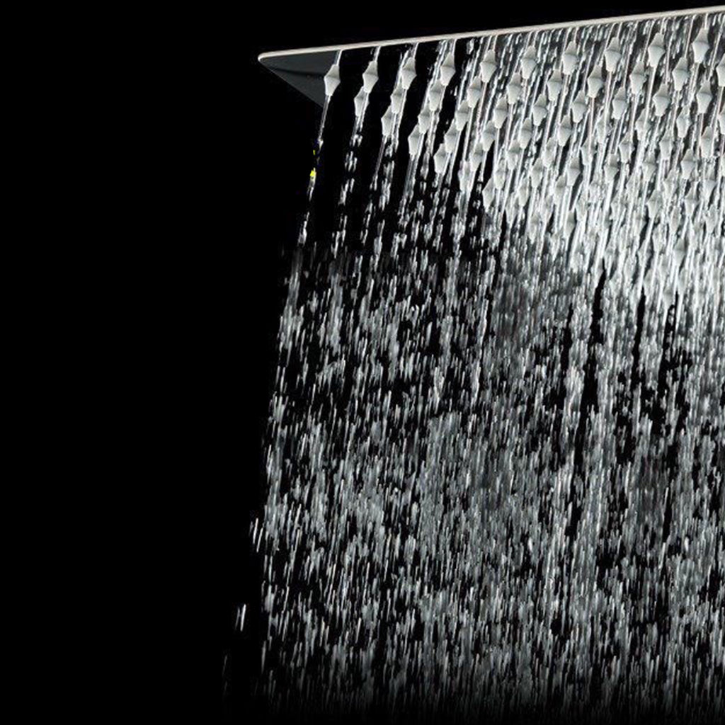 Stainless Steel Showerhead Combo Modern Fixed Showerhead for the Bathroom