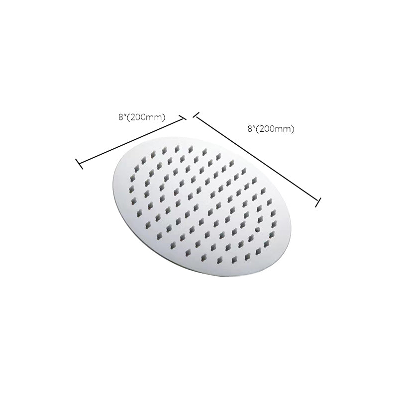 Stainless Steel Showerhead Combo Modern Fixed Showerhead for the Bathroom