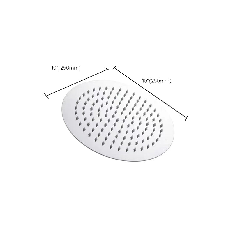 Stainless Steel Showerhead Combo Modern Fixed Showerhead for the Bathroom