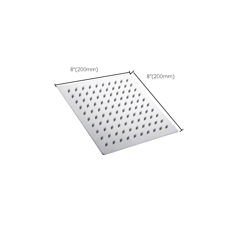 Stainless Steel Showerhead Combo Modern Fixed Showerhead for the Bathroom