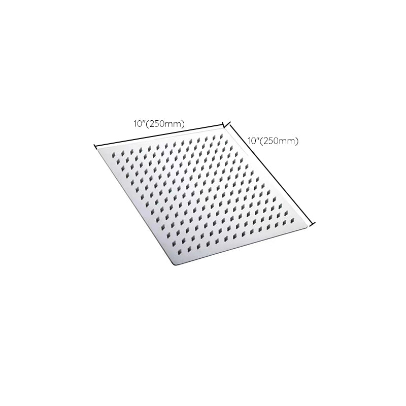 Stainless Steel Showerhead Combo Modern Fixed Showerhead for the Bathroom