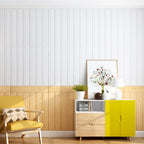 Smooth Splash Protection Panels Waterproof Peel and Stick Wall Covering
