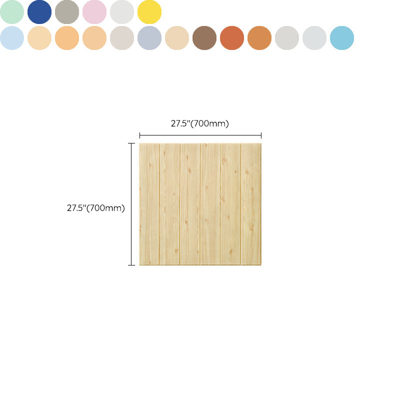Smooth Splash Protection Panels Waterproof Peel and Stick Wall Covering