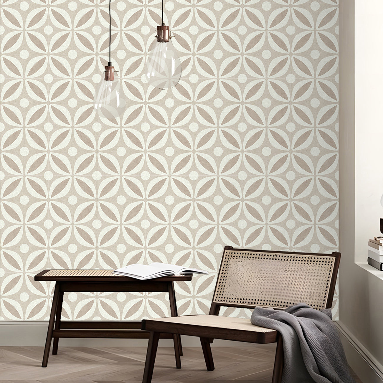 Modern Peel and Stick Wall Tiles PVC Peel and Stick Tiles for the Bathroom