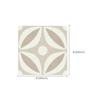 Modern Peel and Stick Wall Tiles PVC Peel and Stick Tiles for the Bathroom