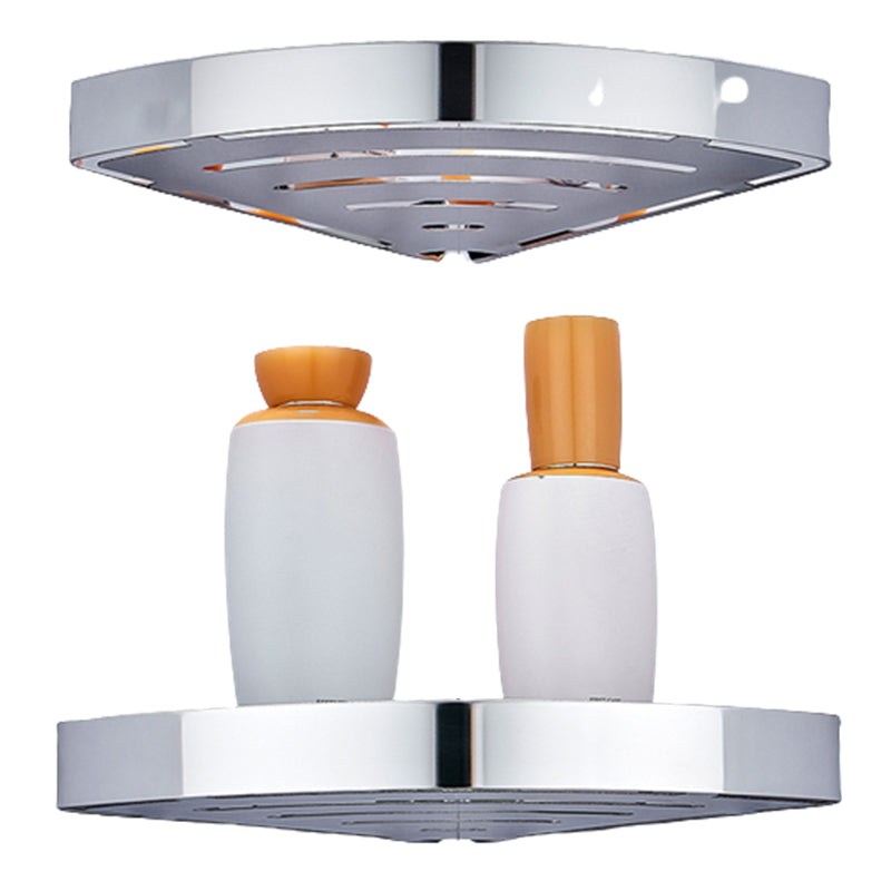 Silver/Black Bathroom Set Modern 1/2/3 Piece Anti-Rust Bathroom Shelf