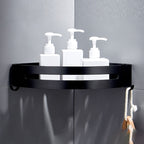 Black Bathroom Set Modern 1/2/3 - Piece Anti-Rust Bathroom Rack