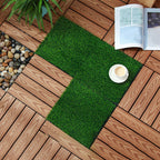 Outdoor Deck tiles with striped detail composite snap parts wood deck tiles
