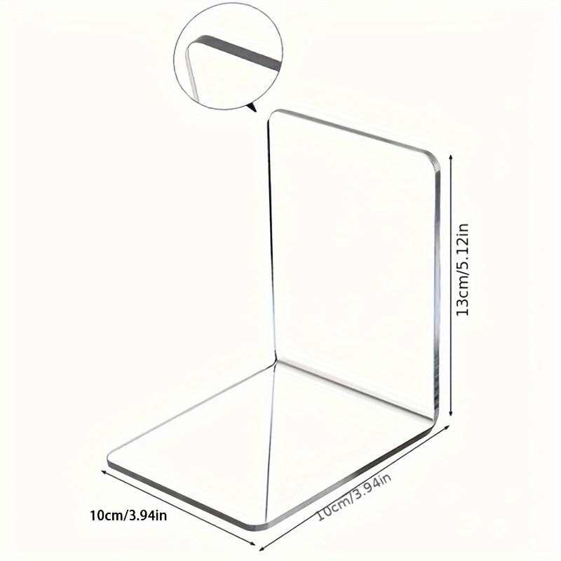 ClearView - Elegant L-shaped Acrylic Bookstand