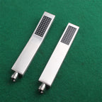 Simple Rectangle Shower Head 304 Stainless Steel Hand Shower