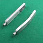 Simple Rectangle Shower Head 304 Stainless Steel Hand Shower