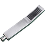 Simple Rectangle Shower Head 304 Stainless Steel Hand Shower