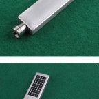 Simple Rectangle Shower Head 304 Stainless Steel Hand Shower