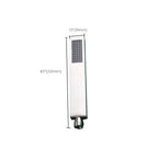 Simple Rectangle Shower Head 304 Stainless Steel Hand Shower