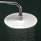 Bathroom white shower head combination modern round fixed shower head
