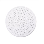 Bathroom white shower head combination modern round fixed shower head