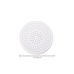 Bathroom white shower head combination modern round fixed shower head