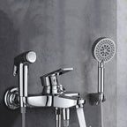 Popular Bathtub Filler Wall-Mounted Lever Handle Fixed Bathtub Faucet Trim