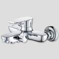Popular Bathtub Filler Wall-Mounted Lever Handle Fixed Bathtub Faucet Trim