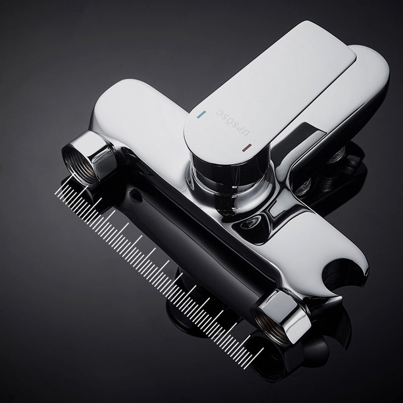 Popular Bathtub Filler Wall-Mounted Lever Handle Fixed Bathtub Faucet Trim