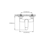 Tradition Fixed Bathtub Mixer Wall Mount Lever Handle Bathtub Mixer
