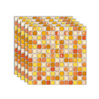 Peel and Stick PVC Tile Kitchen Waterproof Mosaic Backsplash Wall Tile