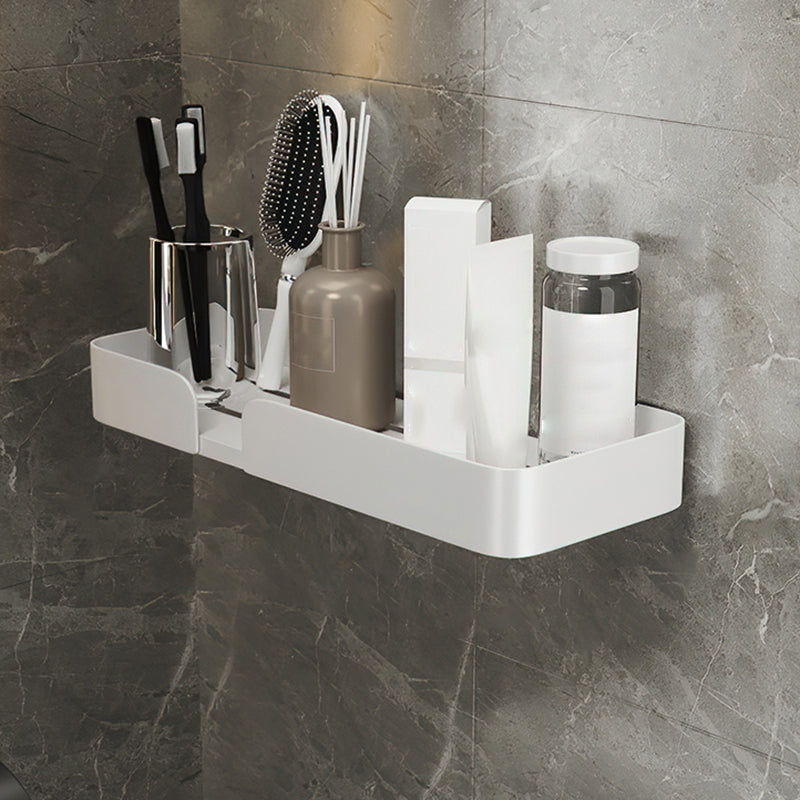 White Bathroom Set Modern 1/2/3 - Pieces Stainless Steel Bathroom Shelf