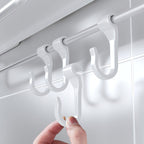White Bathroom Set Modern 1/2/3 - Pieces Stainless Steel Bathroom Shelf
