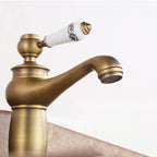 Country House Wide Water Tap Sink Faucet with Lever Handle