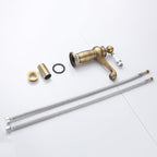 Country House Wide Water Tap Sink Faucet with Lever Handle