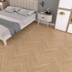 Scratch-resistant plastic floor Rectangular fabric look square edge floor