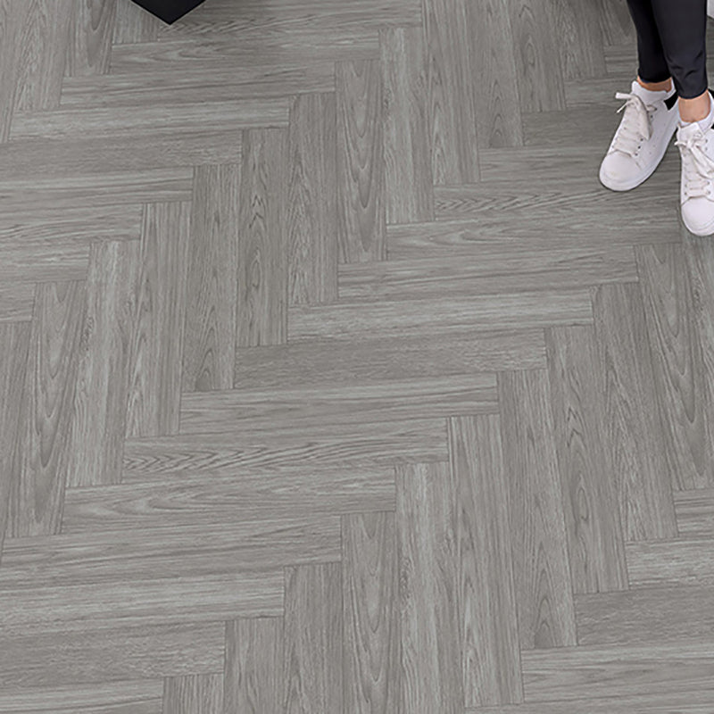 Scratch-resistant plastic floor Rectangular fabric look square edge floor