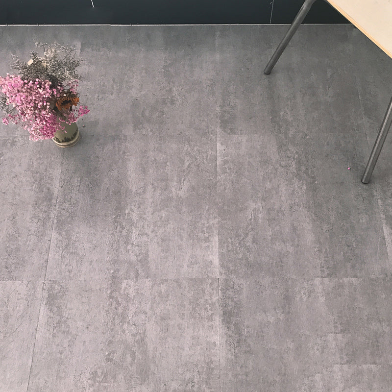 Waterproof Plastic Floor Rectangular Fabric Look Square Edge Floor Tile