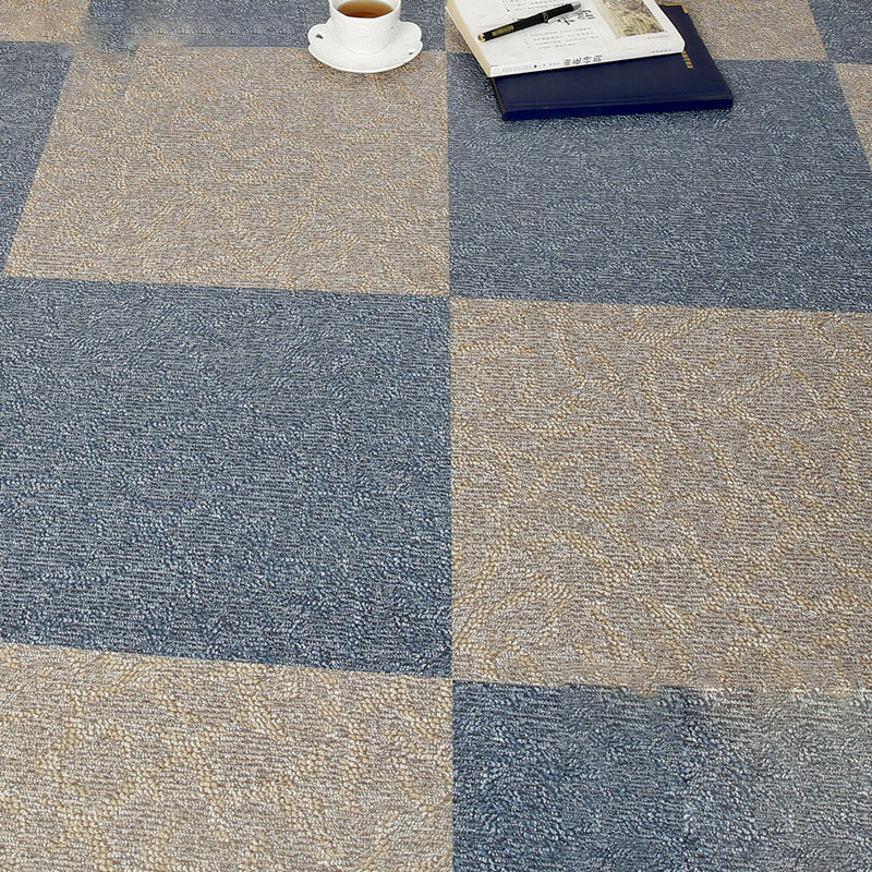 Waterproof Plastic Floor Rectangular Fabric Look Square Edge Floor Tile