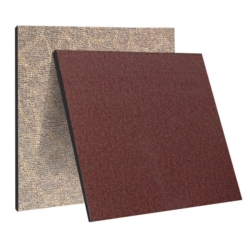 Waterproof Plastic Floor Rectangular Fabric Look Square Edge Floor Tile