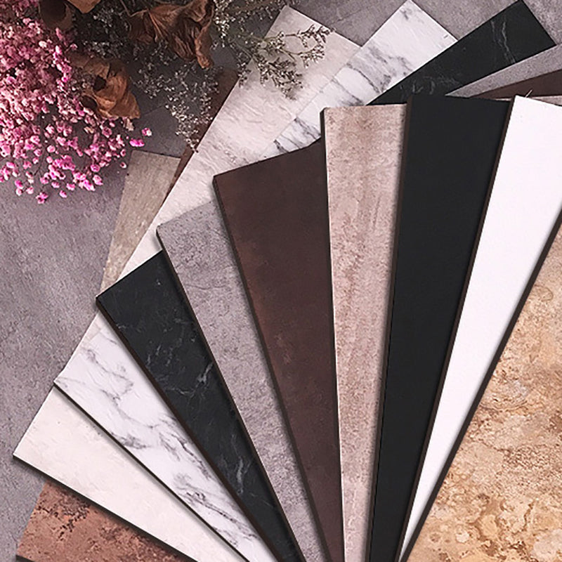 Waterproof Plastic Floor Rectangular Fabric Look Square Edge Floor Tile