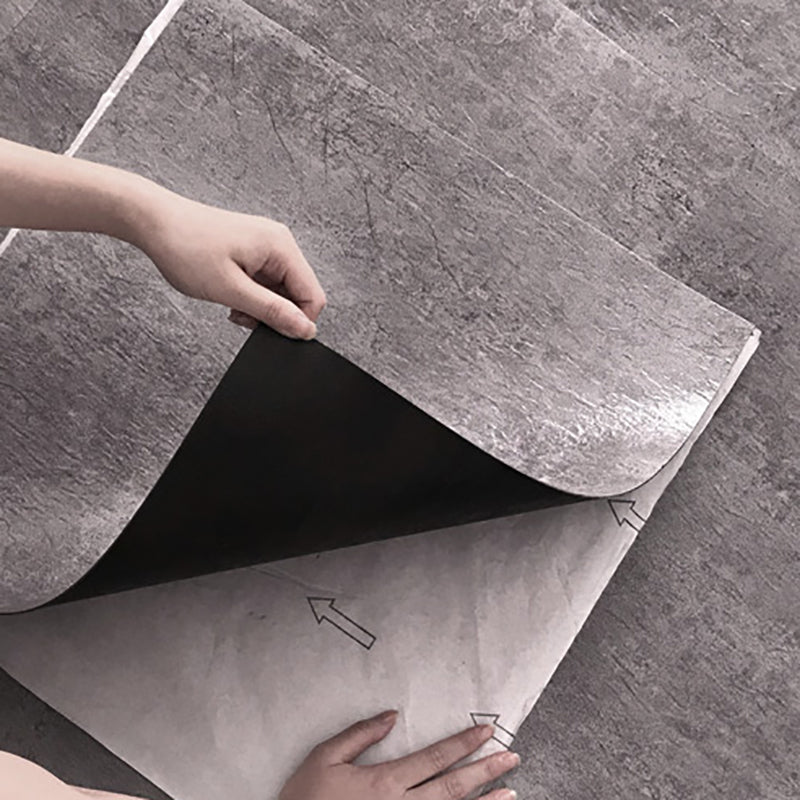 Waterproof Plastic Floor Rectangular Fabric Look Square Edge Floor Tile